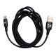 4. Wozinsky cable USB - Lightning 2,4A 1m black (WUC-L1B)