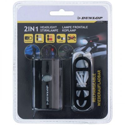 2. Dunlop 2-in-1 Bicycle Light 472843