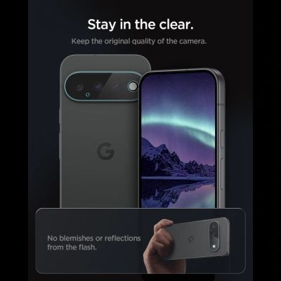 10. Spigen Optik Pro HD 2-Pack Tempered Glass Lens Screen Protector for Google Pixel 11