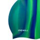 8. Crowell Multi Flame Silicone Swimming Cap, col. 12