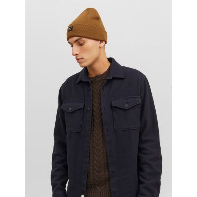 12. Jack & Jones Jacdna Beanie Noos M 12092815 Brown