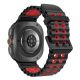 2. Tech-Protect Iconband Pro for Samsung Galaxy Watch Ultra 47mm - Black and Red