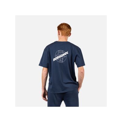 3. ROSSIGNOL Waterfall Relax Tee Navy Blue Men's T-shirt