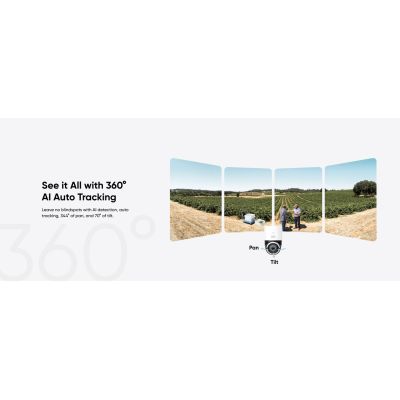 27. Eufy 4G LTE Cam S330 Outdoor IP Security Camera 3840 x 2160 px Ceiling/Wall/Pole