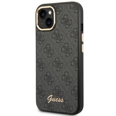 2. Guess GUHCP14SHG4SHK iPhone 14 6.1 "black / black hard case 4G Vintage Gold Logo