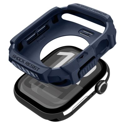 9. Spigen Rugged Armor Case for Apple Watch 42mm - Navy Blue
