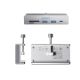 2. Orico MH5PC Hub Clamp-Mounted USB-C / 2x USB-A 3.2 + 1x USB-C 3.2 + 1x SD&TF - Silver