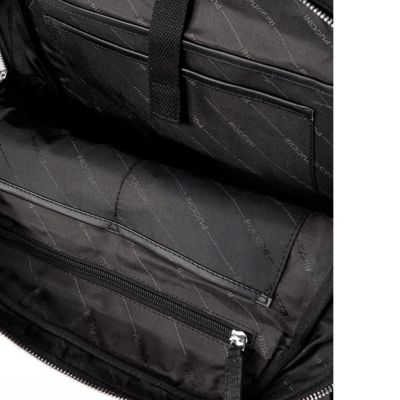 7. Puccini Royal Collection Men's Leather Backpack for 15.6" Laptop Black - LGD6323-1