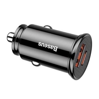 5. Baseus Circular PPS smart car charger with USB Quick Charge 4.0 QC 4.0 and USB-C PD 3.0 SCP ports black (CCALL-YS01)