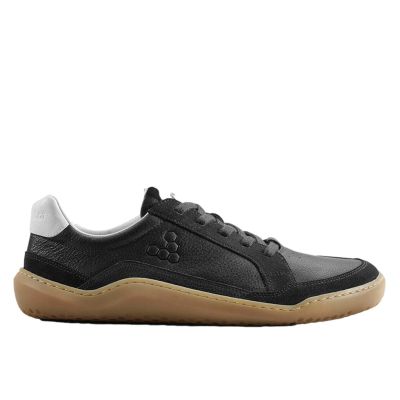 3. Vivobarefoot GOBI II SNEAKER PREMIUM LEATHER MENS OBSIDIAN shoes (309660-01)