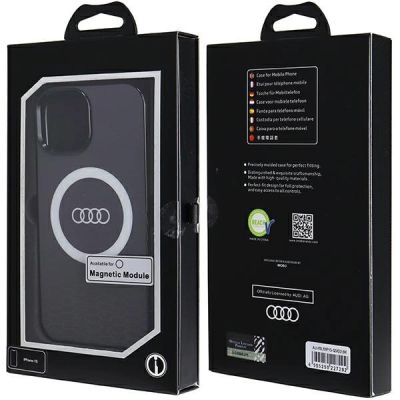 7. Audi IML Big Logo MagSafe case for iPhone 15 / 14 / 13 - black