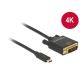 2. DeLOCK 2m, USB-C/DVI 24+1 external usb graphics card 3840 x 2160 px Black