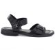 2. Women's black leather sandals Vinceza 26-62303