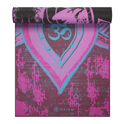 13. Gaiam "BE FREE" Double-Sided Yoga Mat 6mm 62031