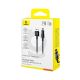 6. Baseus Gem Cable USB Type A to iPhone 2.4A 1m (Black)