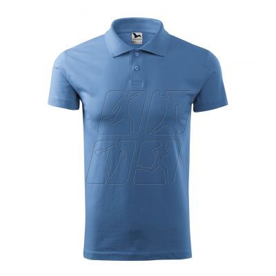 2. Malfini Single J. M MLI-20215 blue polo shirt