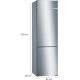 11. BOSCH KGN39VIEB fridge-freezer