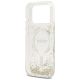 7. Guess Resin Bottom Glitter MagSafe Case for iPhone 17 Pro - Gold