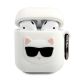 Karl Lagerfeld Silicone Choupette Case for AirPods 1/2 Cover - White