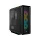 7. Corsair | Smart Tempered Glass Case | iCUE 5000T RGB | Side Glass | Black | Mid-Tower | Power Supply Included | ATX Format