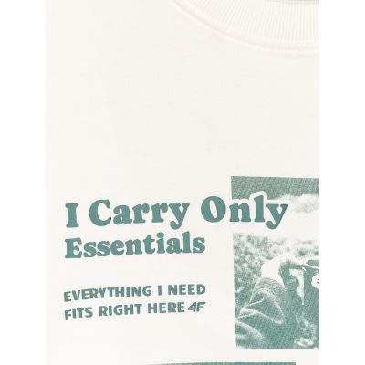 6. Women's printed T-shirt 4F 4FRSS26TTSHF3705-11S