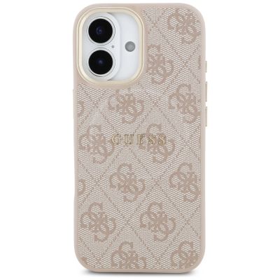 11. Guess 4G PU Classic Logo MagSafe Case for iPhone 17 - Pink