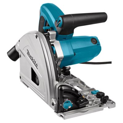 5. Makita SP6000J Portable Circular Saw 16.5 cm Black, Blue 5800 RPM 1300 W