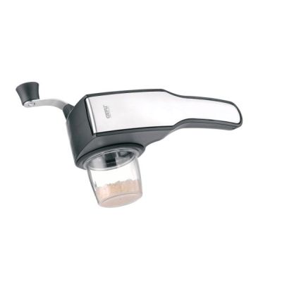 GEFU 19060 Manual Grater/Spiralizer Rotary Grater Black, Stainless Steel