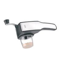 GEFU 19060 Manual Grater/Spiralizer Rotary Grater Black, Stainless Steel
