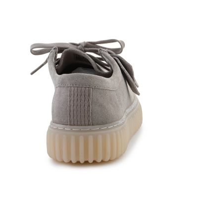 5. Clarks Torhill Lo 26182810 Light Gray Suede