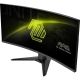 42. MSI 34" MAG 346CQ 34 UWQHD 180Hz Monitor
