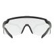 4. Uvex Pace Stage SV cycling glasses black matt/mirror blue