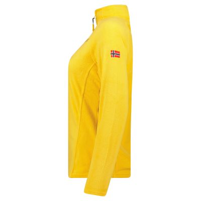5. Geographical Norway TUG FZ MUSTARD DB LADY 268 Women's Fleece Jacket (WA1720F/GN-MUSTARD)