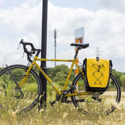 8. Rockbros 30140022005 Waterproof Bicycle Pannier 25-32L - Yellow