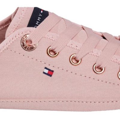 7. Tommy Hilfiger Glitter Detail Flatform Sneaker W FW0FW05013