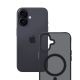 3. 3mk Smoke MagCase for iPhone 17 - Black Semi-Transparent