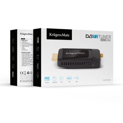 7. KRUGER & MATZ DECODER DVB-T2H.265 HEVC MINI KM9998