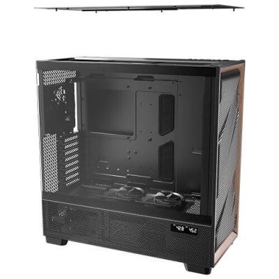 16. Antec FLUX PRO Full Tower Black, Wood
