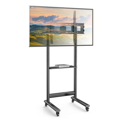 5. TECHLY MOBILE TV STAND 50-90” UP TO 70KG ADJUSTABLE AV SHELF