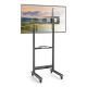 5. TECHLY MOBILE TV STAND 50-90” UP TO 70KG ADJUSTABLE AV SHELF