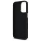 7. Guess Silicone Script Metal Logo & Frame Case for iPhone 16 Plus - Black