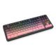 4. REDRAGON K728SP-RGB-PRO Antonium Pro Keyboard USB + RF Wireless + Bluetooth Black, Pink