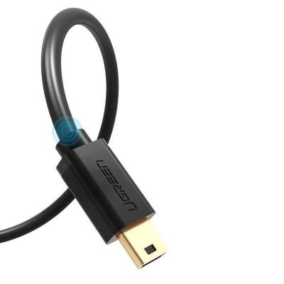2. Ugreen USB - mini USB cable 480 Mbps 3 m US132 (black)