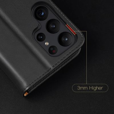 21. Dux Ducis Hivo case Samsung Galaxy S23+ flip case wallet stand RFID blocker black