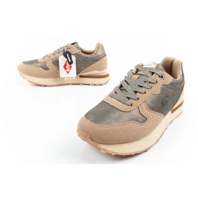 8. Lee Cooper women's sneakers, fashionable, comfortable, durable, beige, gray