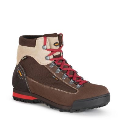 Aku Slope Gore-tex Men's Leather Ankle Trekking Shoes Brown