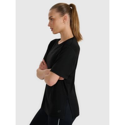 4. Women's oversize T-shirt with modal 4F 4FRAW25TTSHF3408-20S