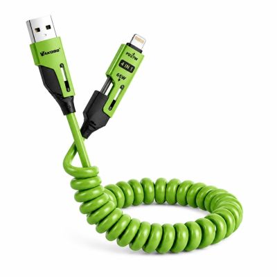 2. VAKOSS SPIRAL CABLE 4IN1 1.5M 60W 3A