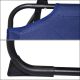 7. FOLDING TOURIST AND BEACH CHAIR WITH ARMRESTS 52X54X26/66CM BLUE