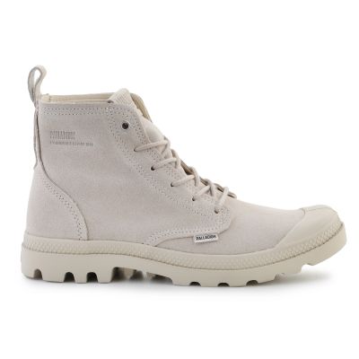 7. Palladium Pampa Hi Skin U 74379-155-M White Cap Gray shoes